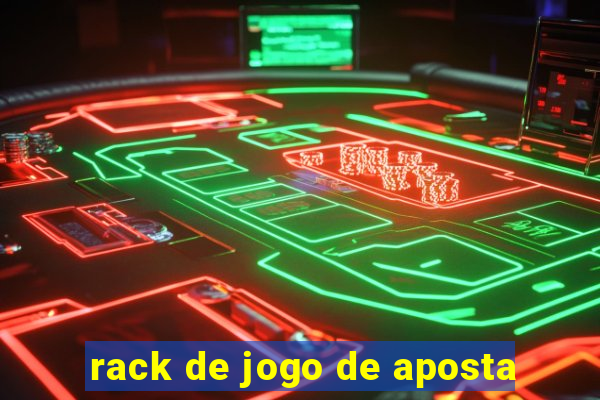 rack de jogo de aposta